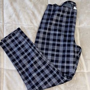 Plaid legging from Express